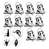 Kit 10 Fones Ouvido Lapela Radio Baofeng 888s 777s Uv5r Uv82