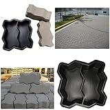 Kit 10 Forma Para Bloquete 24x10x8cm Paver De Pedra Molde Bloco De Concreto