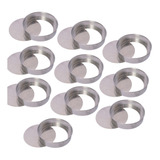 Kit 10 Formas Bolo Fundo Falso Removivel N 20 X 5 Cm Redonda