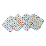 Kit 10 Fraldinha 33x33cm De Boca Turma Da Monica Com Croche