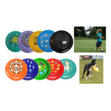 Kit 10 Frisbee Disco Jogar Diversão Praia Campo Brincar Pett