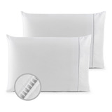 Kit 10 Fronhas 200 Fios Ponto Palito Hotel Pousada Airbnb