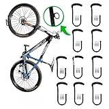 Kit 10 Gancho Suporte Bike Parede Pendurar Bicicleta Vertical