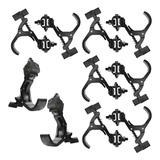Kit 10 Ganchos Pressão Retrátil Garra Clamp Algema Box Truss