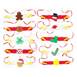 Kit 10 Gargantilhas Natal