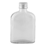 Kit 10 Garrafa De Vidro 160ml Cachaça Licor Whisk Com Tampa