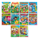 Kit 10 Gibi Almanaque Turma Da Mônica | Revistas Novas Sem Repetição | Capas Sortidas