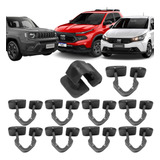 Kit 10 Grampo Do Forro Do Capo Renegade Fiat Toro Argo
