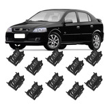 Kit 10 Grampos Presilhas Friso De Teto Astra Hatch 99 A 2011