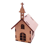 Kit 10 Igrejinha 12 Cm Miniatura Mdf Lembrancinha Capelinha