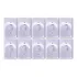 Kit 10 Interruptor 1 Tecla Simples Embutir 4x2 250v Ilumi Cor Branco