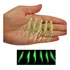 Kit 10 Iscas Artificiais Camarão Sabiki Fluorescente Cor Glow