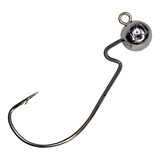 Kit 10 Jig Head Offset Robalo Tucunare Traira Dourado Bass