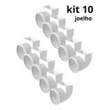 Kit 10 Joelho Calha De Transição Retangular 100mm X 65mm