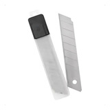 Kit 10 Lâminas Refil 18mm Aço Inox Reforçado