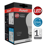 Kit 10 Lâmpada 12w Bulbo Soquete E27 Bivolt Casa Comércio Cor Da Luz Branca Voltagem 110v 220v bivolt