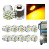 Kit 10 Lampada 22 Led Ba15s 1 Polo 3014 24v Atacado