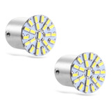 Kit 10 Lampada 22 Led Ba15s 1 Polo Cores 3014 Atacado