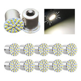 Kit 10 Lampada 22 Led Ba15s 1156 1141 Strobo 1 Polo Atacado