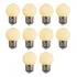 Kit 10 Lâmpada Bolinha 2,5w 220v 3000k Branco Quente