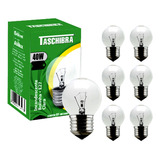 Kit 10 Lâmpada Bolinha Leitosa 40w 127v Camarim Espelho Cor Da Luz Branco quente