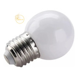 Kit 10 Lâmpada Bolinha Mini Bulbo Led 1w E27 Luz E Decoração
