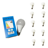Kit 10 Lâmpada Bulbo Led 9w Lumens Luz Branca Bivolt Guerra Dos Games Luz Branco frio Bivolt Rosca Soquete E27 Econômico Smart Brite Bulb