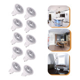 Kit 10 Lâmpada Led Dicroica Mr16 Gu10 6w 7w Inmetro