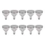 Kit 10 Lâmpada Led Par30 35w Luz Amarela 3500k