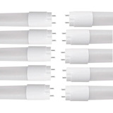 Kit 10 Lâmpada Led Tubular 60cm T8 9w 3000k Pronta Entrega