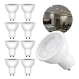 Kit 10 Lâmpada Mr16 Led Dicroica 6 5w Luz Amarela Branco Quente 2700k Bivolt 110v 220v
