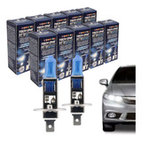 Kit 10 Lampada Super Branca H1 8500k 12v 55w Techone