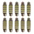 Kit 10 Lampada Torpedo Cambus 16 Led 31 36 39 41 Mm