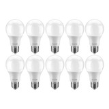 Kit 10 Lâmpadas Bulbo Led A60 15w Bivolt 6500k Elgin Luz 6500k Branca Fria