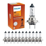 Kit 10 Lâmpadas Helógenas Philips H7 24v Caminhão Onibus