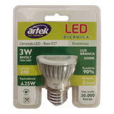 Kit 10 Lâmpadas Led 3w Bivolt Dicróica Branca 25w 6500k E27 Cor Da Luz Branco frio 110v 220v
