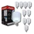 Kit 10 Lâmpadas Led Bulbo 40w Alta Potencia E27 Branco Frio Cor Da Luz Branco-frio 110v/220v
