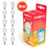 Kit 10 Lâmpadas Led Bulbo 6w Superled Ouro Biv 6500k Ourolux