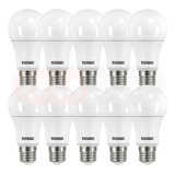 Kit 10 Lâmpadas Led Bulbo Tkl90 15w Branco Frio 6500k Taschibra