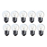 Kit 10 Lâmpadas Lustre Clara 15w 220v E27
