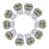 Kit 10 Lâmpadas Pingo 4 Leds Luz Farolete T10 Torpedo Xenon
