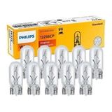 Kit 10 Lâmpadas Sinalização Esmagada Base Vidro 3w 12v 12256