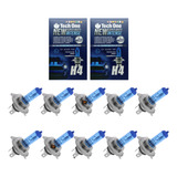 Kit 10 Lâmpadas Super Branca H4 8500k Tech One 12v 60 55w