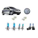 Kit 10 Lâmpadas Tipo Xenon Gol G5 Farol Luz Superbranca