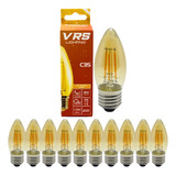 Kit 10 Lampadas Vela