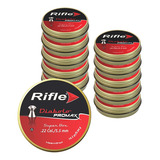 Kit 10 Latas Chumbinho Rifle Promax 5 5mm Superbox 250 Un