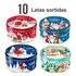 Kit 10 Latas Sortidas Cookies Santa Edwiges Natal 150g