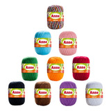 Kit 10 Linha Anne 500m 147g Cores Sortidas Full