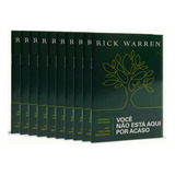 Kit 10 Livros Você Não Está Aqui Por Acaso Evangelismo Rick Warren