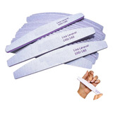 Kit 10 Lixa Unha Bumerangue 100 180 Lavável Unhas De Gel